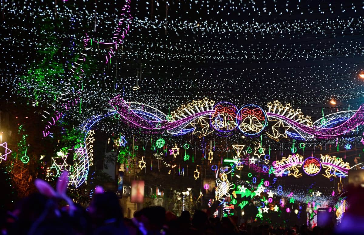 Kolkata's Park Street Christmas Festival